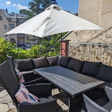 Urlaubsmagie - Unterholz - Sauna & Saisonaler Pool Apartmán Sebnitz