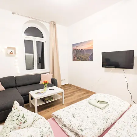 Uo0 - Urlaubsmagie - Gemuetliche Fuer Bis Zu 6p Apartment Sebnitz